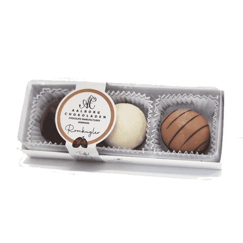 Trøffel Romkugler - Aalborg chokolade
