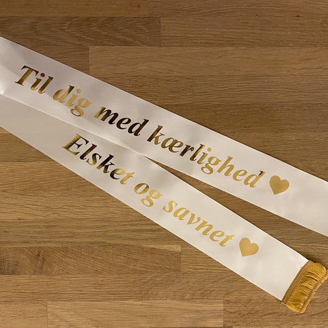 Bånd til begravelse